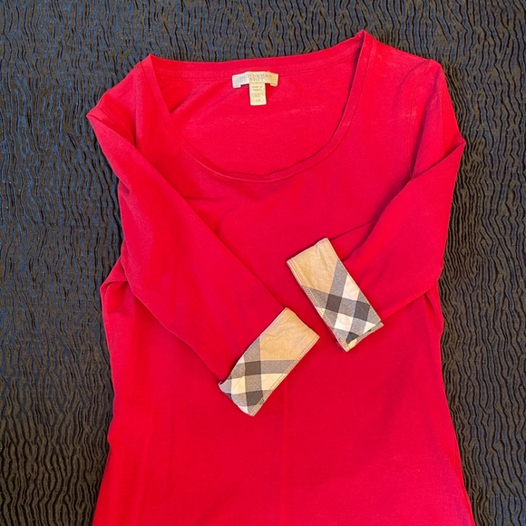 Burberry Brit 3/4 sleeve top - Picture 1 of 6